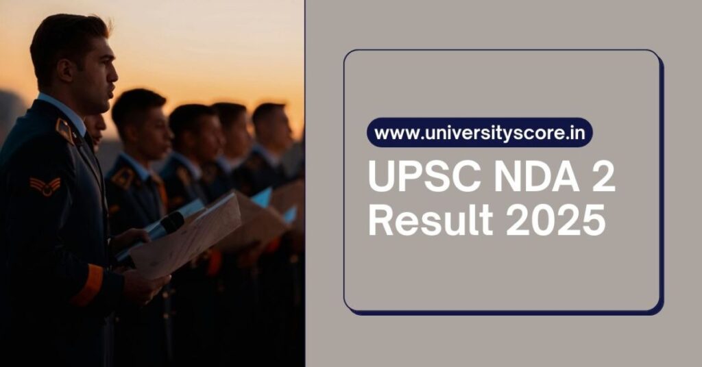 UPSC NDA 2 Result 202
